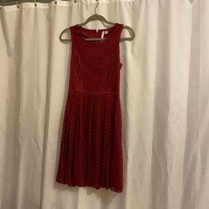 Dark Red Dress - Lauren Conrad Kohl’s collection